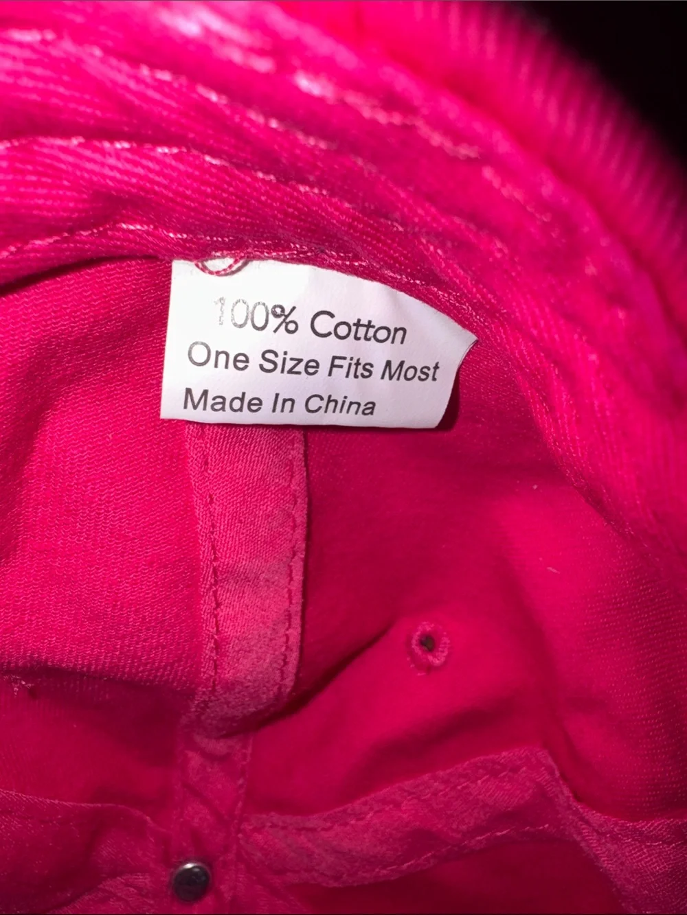 Pink Anchor Embroidered Baseball Cap C2.B1.M